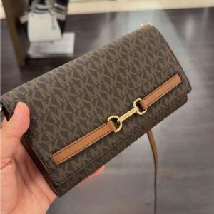 Michael Kors Carson Large Signature Logo Convertible Crossbody Bag